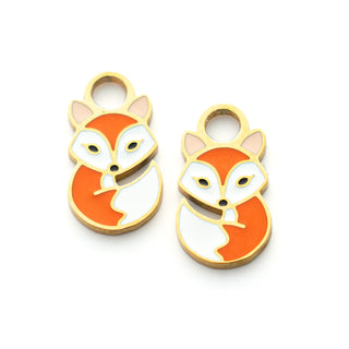 Fox Hoop Charms