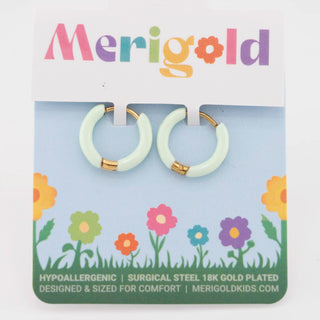 9.5mm Glow-in-the-Dark Huggie Hoops