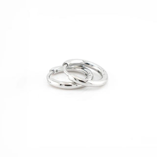 10mm Silver Huggies