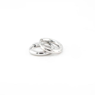 8mm Silver Huggies