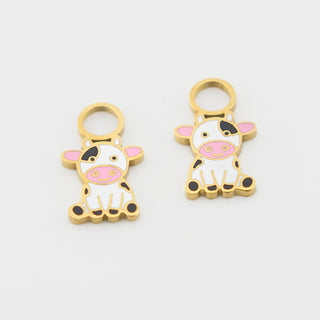 Cool Cow Hoop Charms