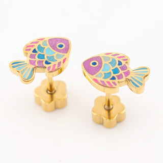 Sparkle Fish Studs