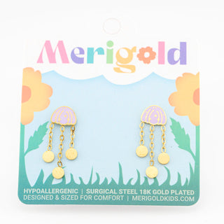 Sparkle Jellyfish Dangle Studs