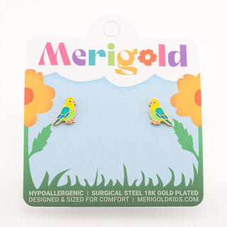 Parakeet Bird Studs