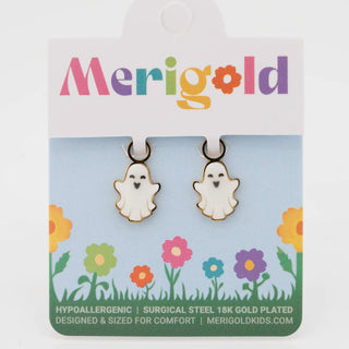 Ghost Glow-in-the-Dark Huggie Hoop Charms