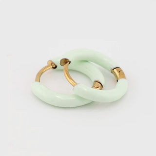 9.5mm Glow-in-the-Dark Huggie Hoops