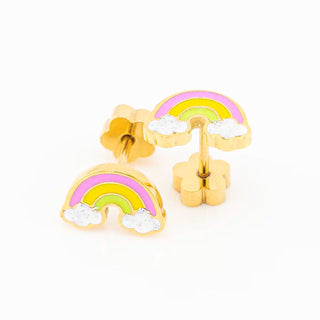 Rainbow Sparkle Studs
