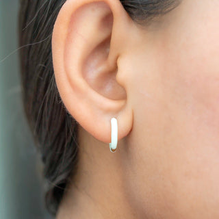 9.5mm Glow-in-the-Dark Huggie Hoops