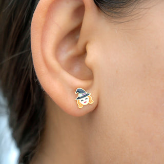 Witch Glow-in-the-Dark Sparkle Studs