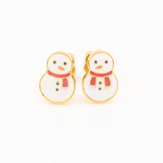 Snowman Sparkle Studs