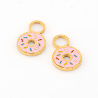 Doughnut Huggie Hoop Charms