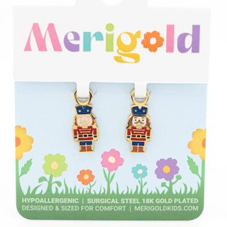 Nutcracker Huggie Hoop Charms