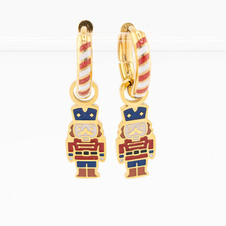 Nutcracker Huggie Hoop Charms