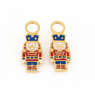 Nutcracker Huggie Hoop Charms