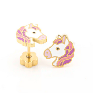 Cotton Candy Horse Studs
