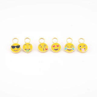 Emoji Huggie Hoop Charms - Giggles