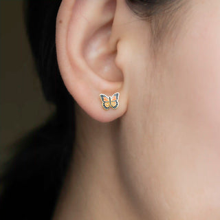 Monarch Butterfly Studs