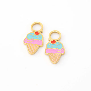 Sundae Pop Ice Cream Hoop Charms