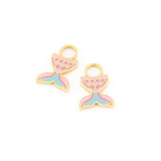 Mermaid Tail Hoop Charms