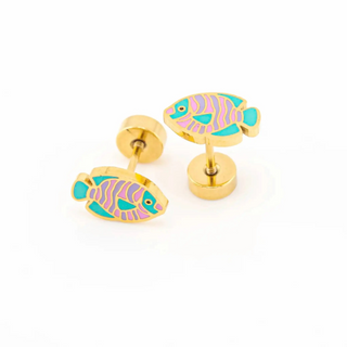 Tropical Angelfish Studs