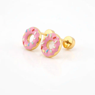 Sprinkle Pop Donut Studs