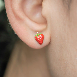 Berry Sweet Strawberry Studs