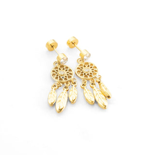 Dreamcatcher Crystal Studs