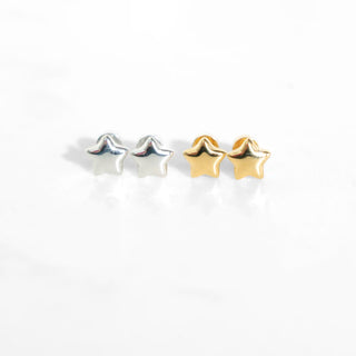 Bubble Star Studs - Gold