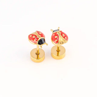 Lucky Ladybug Studs