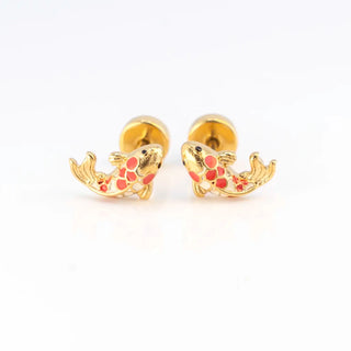 Little Luck Koi Fish Studs