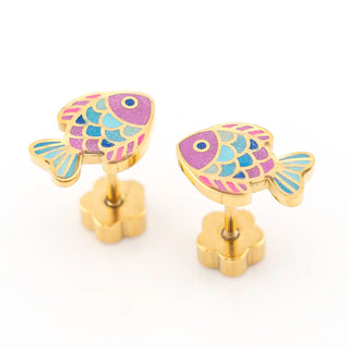 Sparkle Fish Studs