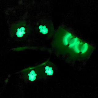 9.5mm Glow-in-the-Dark Huggie Hoops