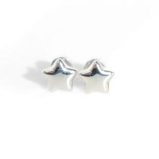 Bubble Star Studs - Silver