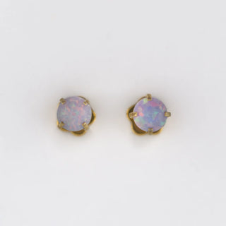 Unicorn Purple Opal Studs
